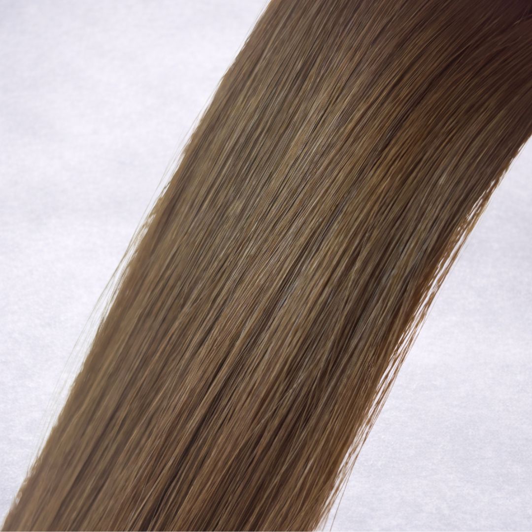 Remalisse Nano-Tip Hair Extensions- shade Praline Double drawn Remy human hair. 