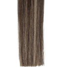 Remalisse Tape-I Hair Extensions - Thick Double Drawn ends showing full density Remy human hair.
